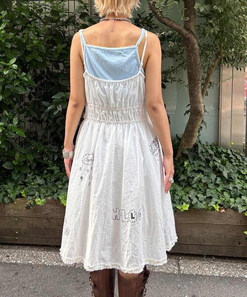 Print Camisole LaceTunic プリントキャミレースチュニック Print Camisole LaceTunic プリントキャミレースチュニック