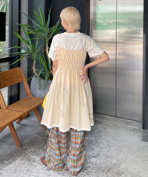 HELLO.SANFRANCISCO/ハローサンフランシスコ】落書き風プリントキャミ