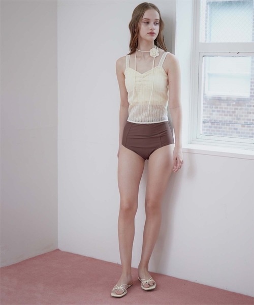 SEA DRESS（シードレス）の「クロスデザイントングサンダル（サンダル・レディース・ピンク/シルバー/アイボリー/ブラック・LL/L/M/S）」の6枚目の写真