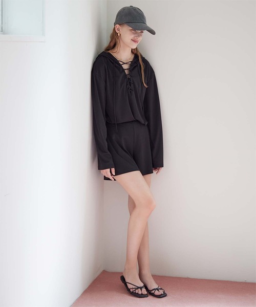 SEA DRESS（シードレス）の「クロスデザイントングサンダル（サンダル・レディース・ピンク/シルバー/アイボリー/ブラック・LL/L/M/S）」の19枚目の写真