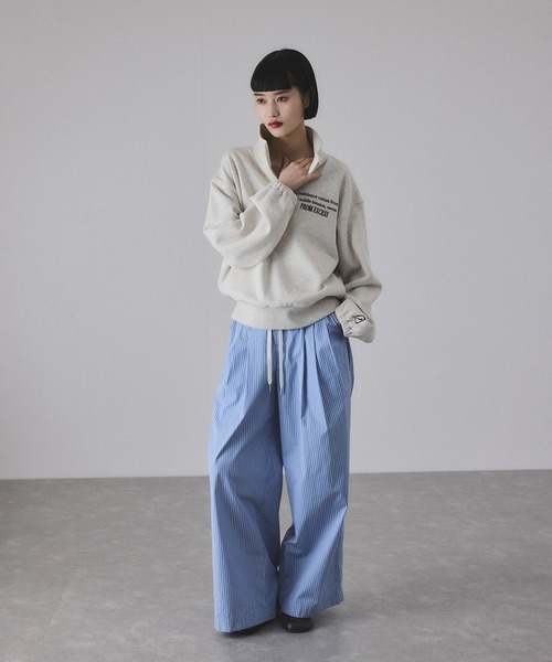 ADAM ET ROPE'（アダムエロペ）の「シャツスラックス（スラックス・レディース・サックスブルー/ベージュ系その他・38/36）」の14枚目の写真