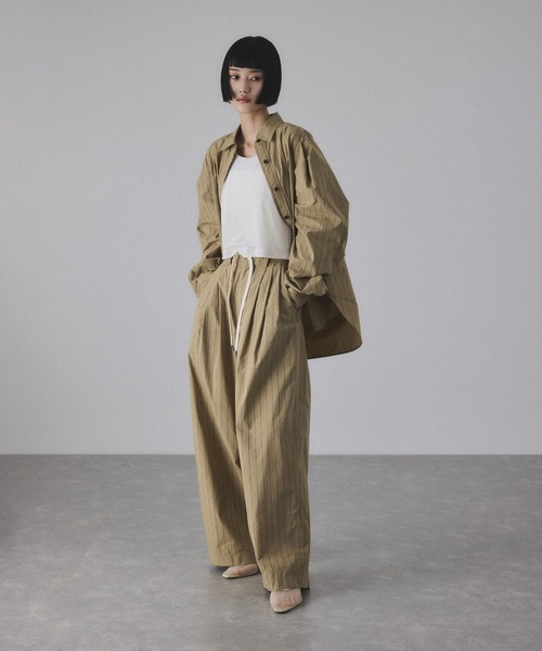 ADAM ET ROPE'（アダムエロペ）の「シャツスラックス（スラックス・レディース・サックスブルー/ベージュ系その他・38/36）」の16枚目の写真