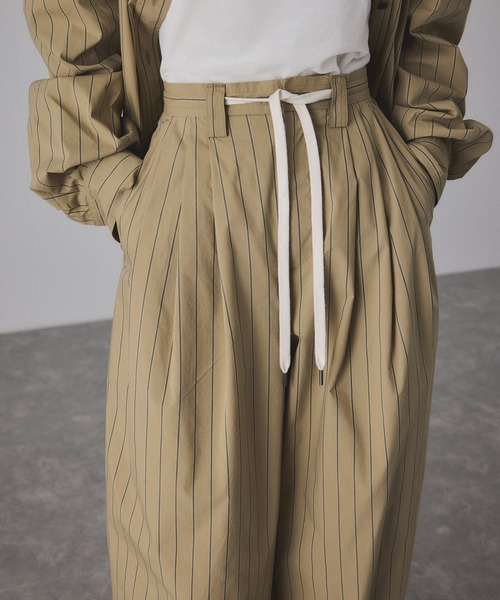 ADAM ET ROPE'（アダムエロペ）の「シャツスラックス（スラックス・レディース・サックスブルー/ベージュ系その他・38/36）」の22枚目の写真