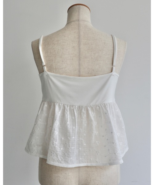 JUMELLE（ジュメロ）の「ドッキングカットビスチェ（キャミソール・レディース・ホワイト・FREE）」の12枚目の写真