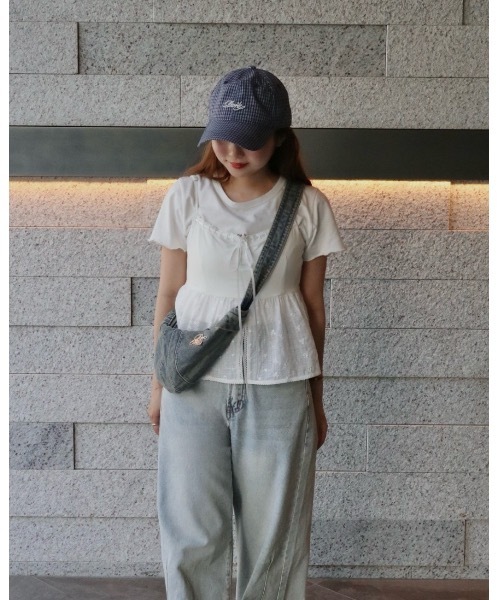 JUMELLE（ジュメロ）の「ドッキングカットビスチェ（キャミソール・レディース・ホワイト・FREE）」の7枚目の写真