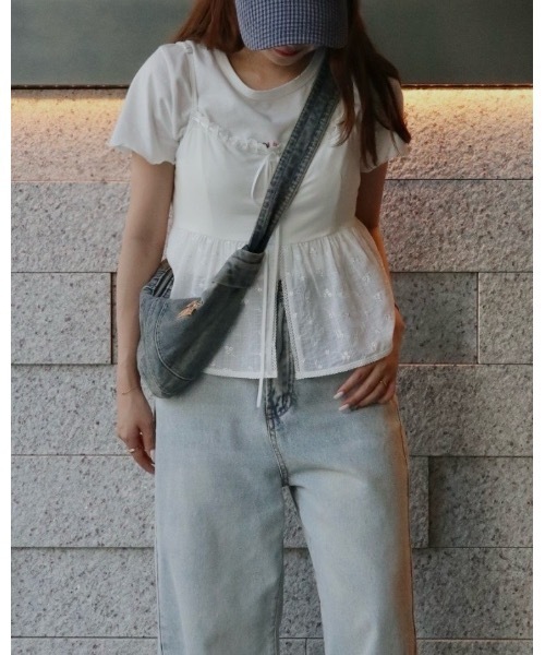 JUMELLE（ジュメロ）の「ドッキングカットビスチェ（キャミソール・レディース・ホワイト・FREE）」の10枚目の写真