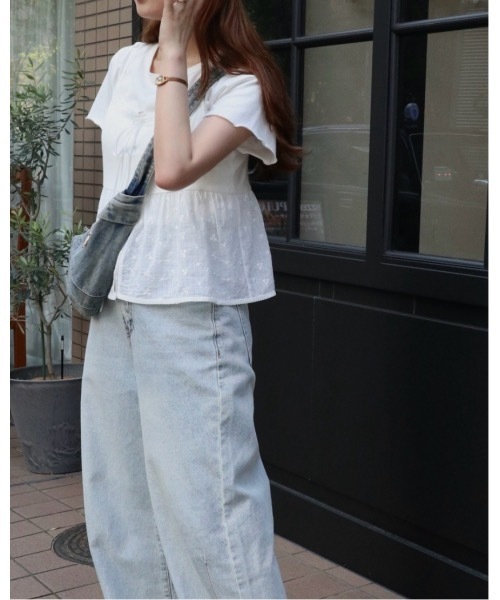 JUMELLE（ジュメロ）の「ドッキングカットビスチェ（キャミソール・レディース・ホワイト・FREE）」の2枚目の写真