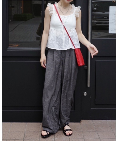 JUMELLE（ジュメロ）の「ドッキングカットビスチェ（キャミソール・レディース・ホワイト・FREE）」の22枚目の写真