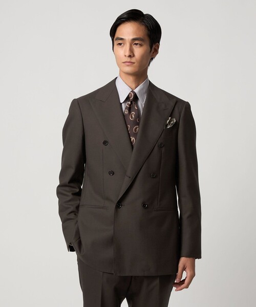 ウール モヘヤ トロピカル ダブル 6ボタン スーツ MC‐MODEL（スーツ