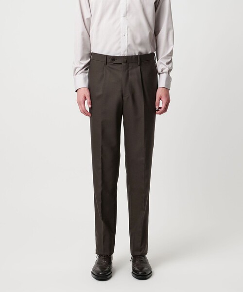 UNITED ARROWS（ユナイテッドアローズ）の「ウール モヘヤ トロピカル ダブル 6ボタン スーツ MC‐MODEL（スーツセット・メンズ・ダークブラウン・48/46/44/50）」の7枚目の写真