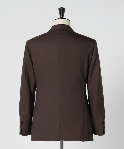 UNITED ARROWS（ユナイテッドアローズ）の「ウール モヘヤ トロピカル ダブル 6ボタン スーツ MC‐MODEL（スーツセット・メンズ・ダークブラウン・48/46/44/50）」の20枚目の写真