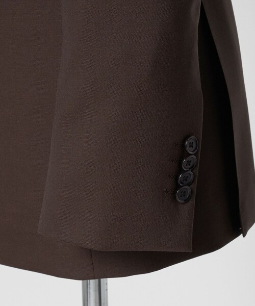UNITED ARROWS（ユナイテッドアローズ）の「ウール モヘヤ トロピカル ダブル 6ボタン スーツ MC‐MODEL（スーツセット・メンズ・ダークブラウン・48/46/44/50）」の19枚目の写真