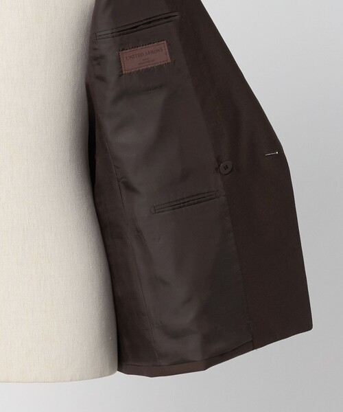 UNITED ARROWS（ユナイテッドアローズ）の「ウール モヘヤ トロピカル ダブル 6ボタン スーツ MC‐MODEL（スーツセット・メンズ・ダークブラウン・48/46/44/50）」の17枚目の写真