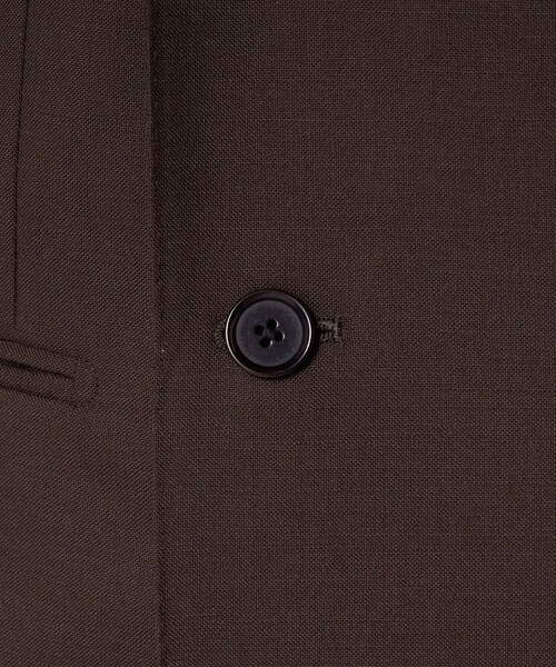 UNITED ARROWS（ユナイテッドアローズ）の「ウール モヘヤ トロピカル ダブル 6ボタン スーツ MC‐MODEL（スーツセット・メンズ・ダークブラウン・48/46/44/50）」の16枚目の写真