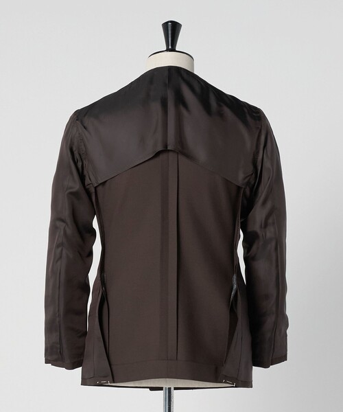 UNITED ARROWS（ユナイテッドアローズ）の「ウール モヘヤ トロピカル ダブル 6ボタン スーツ MC‐MODEL（スーツセット・メンズ・ダークブラウン・48/46/44/50）」の13枚目の写真