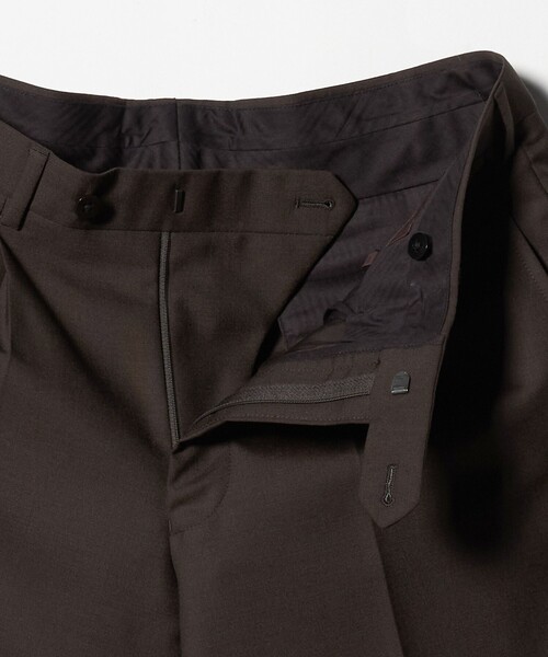 UNITED ARROWS（ユナイテッドアローズ）の「ウール モヘヤ トロピカル ダブル 6ボタン スーツ MC‐MODEL（スーツセット・メンズ・ダークブラウン・48/46/44/50）」の9枚目の写真