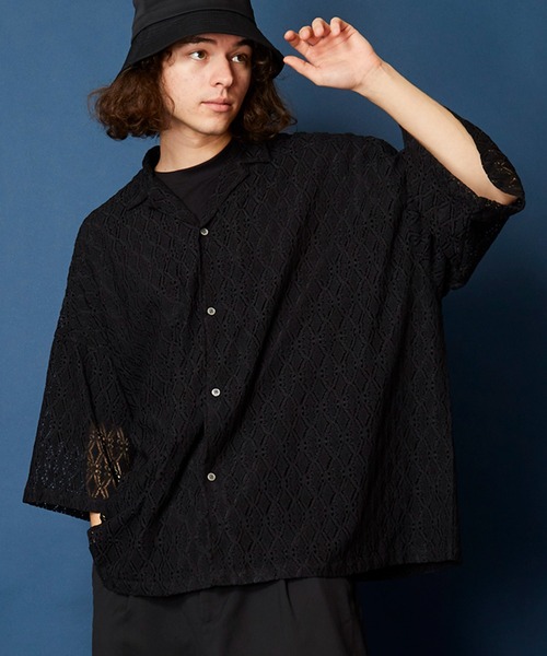 unrelaxing（アンリラクシング）の「半袖シャツ（シャツ/ブラウス・メンズ・スミクロ・FREE）」の4枚目の写真