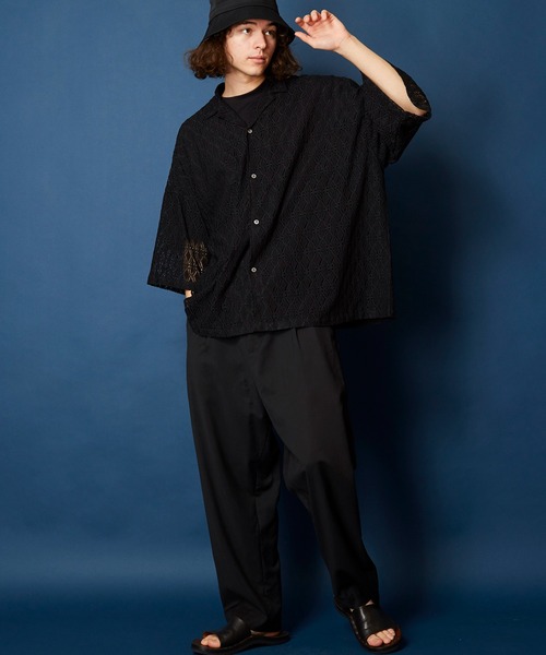 unrelaxing（アンリラクシング）の「半袖シャツ（シャツ/ブラウス・メンズ・スミクロ・FREE）」の8枚目の写真