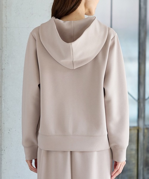 Honeys(ハニーズ)の「ダブルジップパーカー(パーカー・レディース・ヘザーチャコール/グレイッシュベージュ/ブラック/ネイビー/モカ/ピンク・L/LL/M)」の7枚目の写真