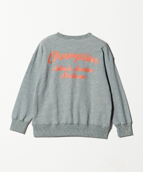 Champion（チャンピオン）の「＜Champion＞クルーネック スウェット / トレーナー / キッズ  140cm-160cm（スウェット・キッズ・ライトグレー/オリーブ・140cm/160cm/150cm）」の19枚目の写真