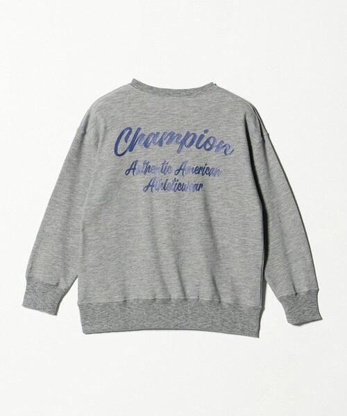Champion（チャンピオン）の「＜Champion＞クルーネック スウェット / トレーナー / キッズ  140cm-160cm（スウェット・キッズ・ライトグレー/オリーブ・140cm/160cm/150cm）」の7枚目の写真