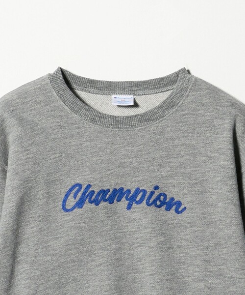 Champion（チャンピオン）の「＜Champion＞クルーネック スウェット / トレーナー / キッズ  140cm-160cm（スウェット・キッズ・ライトグレー/オリーブ・140cm/160cm/150cm）」の8枚目の写真