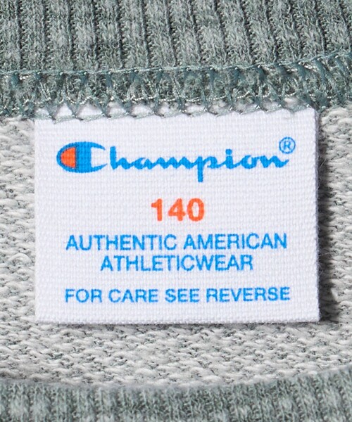 Champion（チャンピオン）の「＜Champion＞クルーネック スウェット / トレーナー / キッズ  140cm-160cm（スウェット・キッズ・ライトグレー/オリーブ・140cm/160cm/150cm）」の12枚目の写真