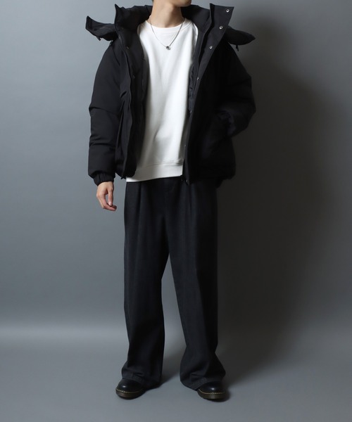 セール】ANPAS 2WAY Hoodie&Volume High Neck Eco Down Jacket/別注