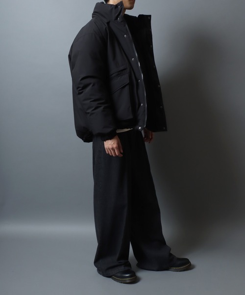 セール】ANPAS 2WAY Hoodie&Volume High Neck Eco Down Jacket/別注