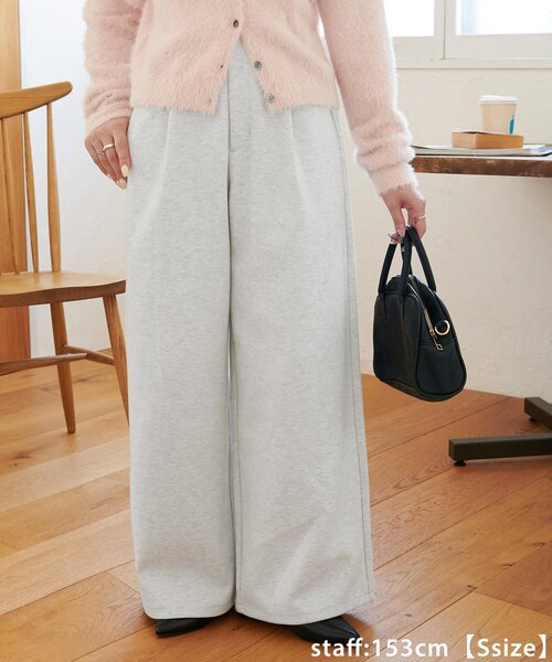 DISCOAT(ディスコート)の「【新色追加!】キレイメスウェットライクパンツ(その他パンツ・レディース・チャコールグレー/ライトベージュ/アイボリー/ブラック/ダークブラウン/ライトグレー/ダークグレー・MEDIUM/LARGE/ML/SMALL/TM/PS)」の19枚目の写真