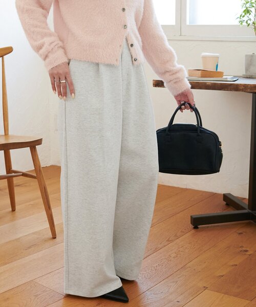 DISCOAT(ディスコート)の「【新色追加!】キレイメスウェットライクパンツ(その他パンツ・レディース・チャコールグレー/ライトベージュ/アイボリー/ブラック/ダークブラウン/ライトグレー/ダークグレー・MEDIUM/LARGE/ML/SMALL/TM/PS)」の18枚目の写真