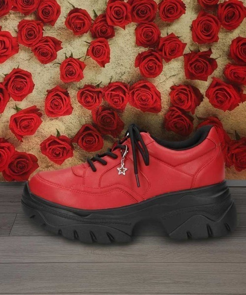 Parade（パレード）の「【推し活/推しカラー/メンカラ】WEB限定　足元に推し色を纏う「推し活シューズ」CT7887（スニーカー・レディース・パープル/レッド/ピンク/イエロー/オレンジ/ブルー/ホワイト/ブラック/グリーン・S/M/L/LL）」の8枚目の写真