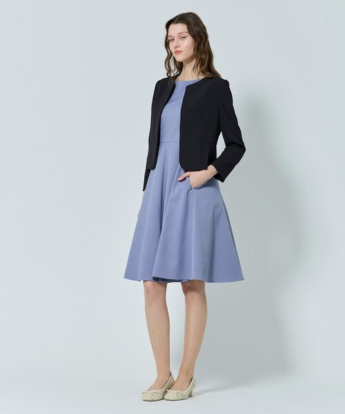 TOCCA(トッカ)の「BUTTERFLY WING ジャケット(ノーカラージャケット・レディース・ブラック系/ベージュ系・0/2/4/6)」の9枚目の写真