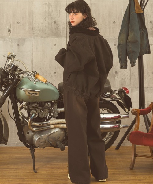 Zooodle(ズードル)の「tuck wide denim pants - タックワイドデニムパンツ -(デニムパンツ・メンズ・ブルー/ブラック・MEDIUM/LARGE)」の12枚目の写真