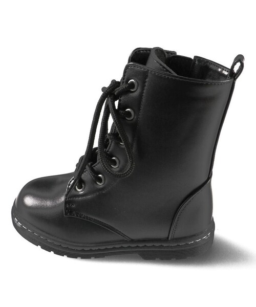 BRANSHES（ブランシェス）の「レースアップブーツ（ブーツ・キッズ・ブラック/ブラウン・16.0cm/17.0cm/18.0cm/19.0cm/20.0cm/21.0cm）」の6枚目の写真