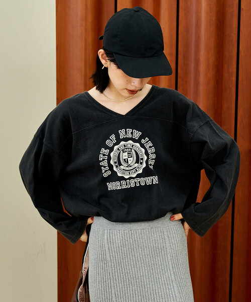 セール】ヴィンテージライク 2way フットボールロンT（Tシャツ