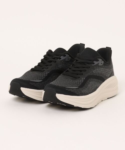 ATHREAM(アスリーム)の「ATHREAM アスリーム ランニングシューズ【軽量/幅広3E/高反発クッション/滑りにくい】厚底 875201(スニーカー・メンズ・ブラック/ブルー/グレー・25.0cm/28.0cm/27.5cm/27.0cm/26.5cm/26.0cm/25.5cm)」の2枚目の写真