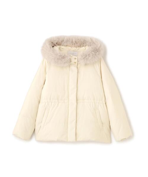 PROPORTION BODY DRESSING（プロポーションボディドレッシング）の「ウエストマークショートダウン / 1215255100（ダウンジャケット/コート・レディース・ブラック/ホワイト系その他/ベージュ・SMALL/MEDIUM）」の11枚目の写真