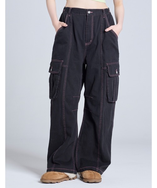 Little sunny bite(リトルサニーバイト)の「/Little Sunny Bite/cargo pants(カーゴパンツ・レディース・グレー/ベージュ・MEDIUM)」の11枚目の写真