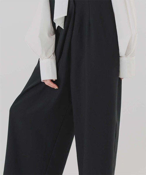 UR'S（ユアーズ）の「ラップジレオールインワン（つなぎ/オールインワン・レディース・ブラック/ネイビー・L/M/S）」の7枚目の写真