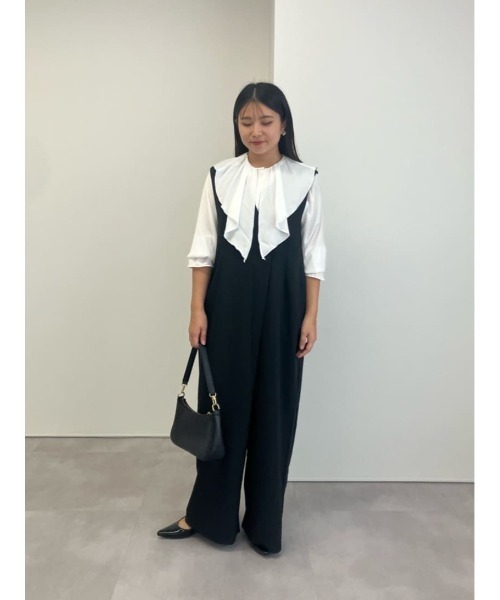 UR'S（ユアーズ）の「ラップジレオールインワン（つなぎ/オールインワン・レディース・ブラック/ネイビー・L/M/S）」の21枚目の写真