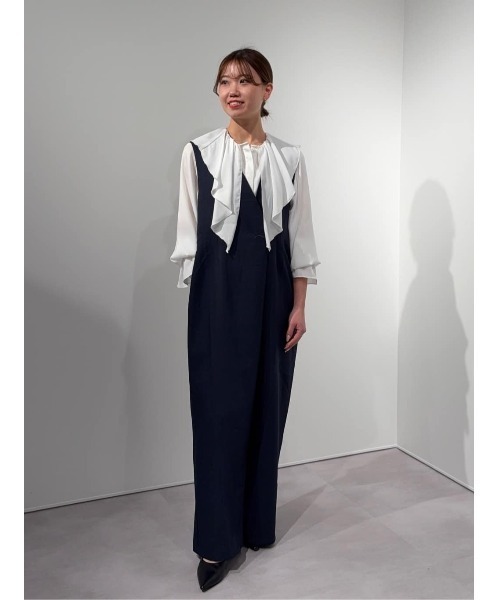 UR'S（ユアーズ）の「ラップジレオールインワン（つなぎ/オールインワン・レディース・ブラック/ネイビー・L/M/S）」の22枚目の写真