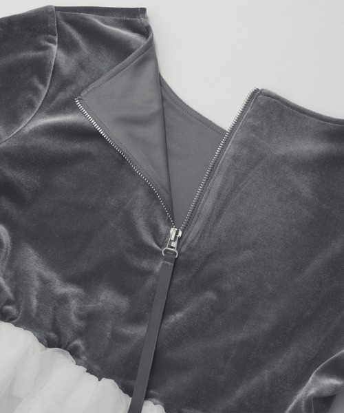 バレリーナチュチュベロアトップス（その他トップス）｜Fit more