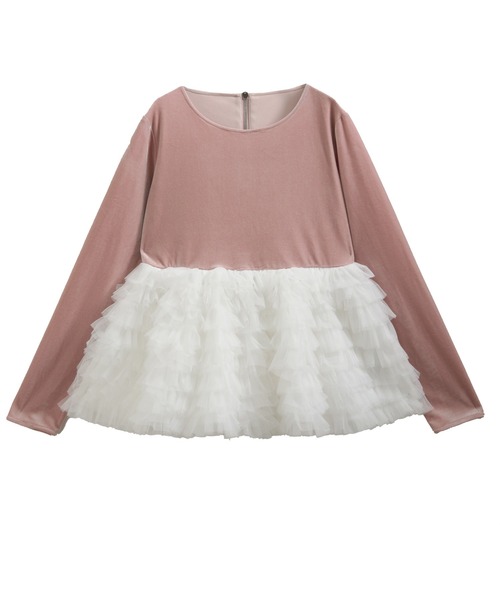 バレリーナチュチュベロアトップス（その他トップス）｜Fit more