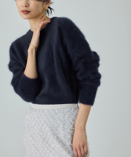 美品✨エポカ フォックスニットプルオーバー 定価53900円　カシミヤ 40 フォックスカシミヤニットプルオーバー / Tsuki / ROPÉ ｜J'aDoRe JUN