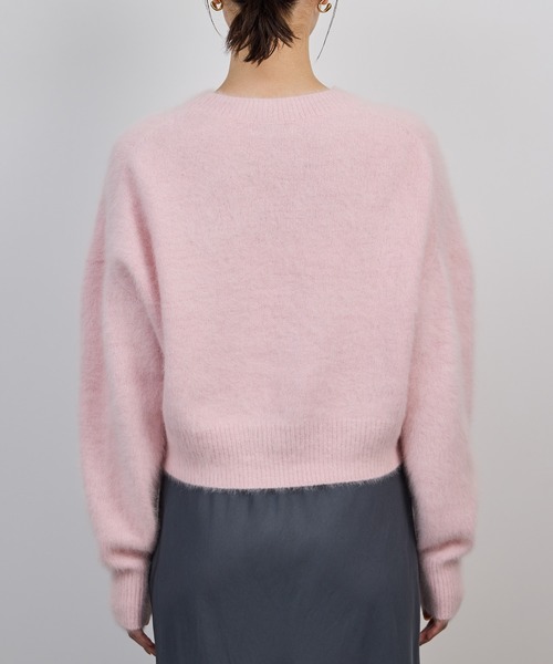 フォックスカシミヤニットプルオーバー/イージーケア・アンサンブル