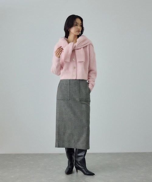 フォックスカシミヤニットプルオーバー/イージーケア・アンサンブル