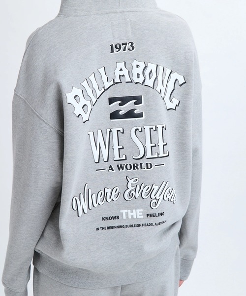 BILLABONG(ビラボン)の「BILLABONG レディース MESSAGE ARCH LOOSE P パーカー 【LOOSE FIT】【2025年秋冬モデル】/ビラボンセットアップ対応バックプリントルーズフィットプルオーバーパーカー・フーディー(パーカー・レディース・ホワイト/オフホワイト/グレー・MEDIUM/LARGE)」の15枚目の写真
