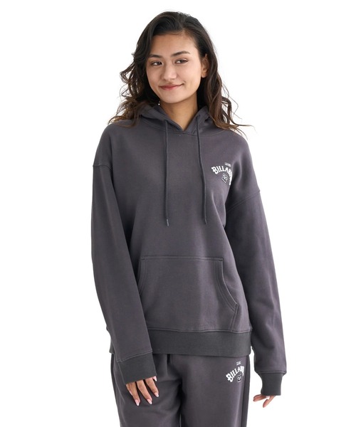 BILLABONG(ビラボン)の「BILLABONG レディース MESSAGE ARCH LOOSE P パーカー 【LOOSE FIT】【2025年秋冬モデル】/ビラボンセットアップ対応バックプリントルーズフィットプルオーバーパーカー・フーディー(パーカー・レディース・ホワイト/オフホワイト/グレー・MEDIUM/LARGE)」の7枚目の写真