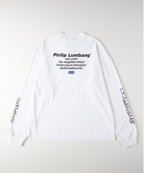 Right-on（ライトオン）の「【Philip Lumbang】リアルレイヤードロングスリーブTシャツ（アンサンブル・メンズ・ホワイト/ダークグレー/ブラック・M/L/XL）」の13枚目の写真